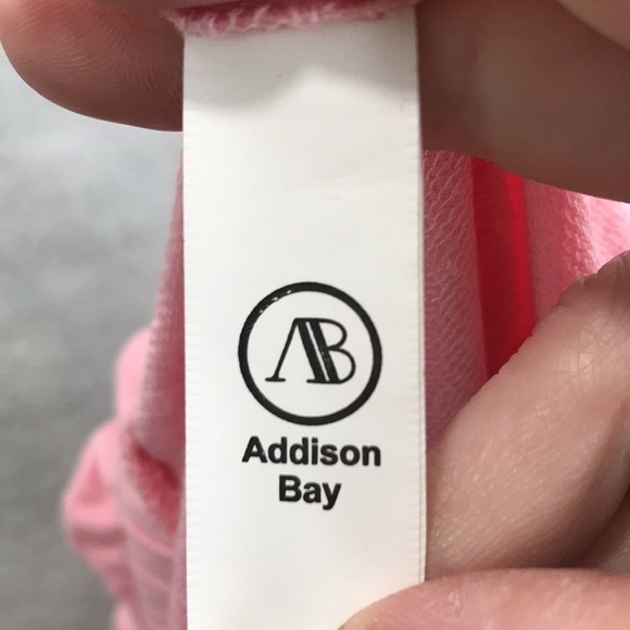 Addison Bay Pink Lovie Sweatpants Size L New - Picture 11 of 12